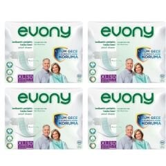 Evony Bel Bantlı Yetişkin Hasta Bezi XLarge 30'lu 4 Paket 120 Adet