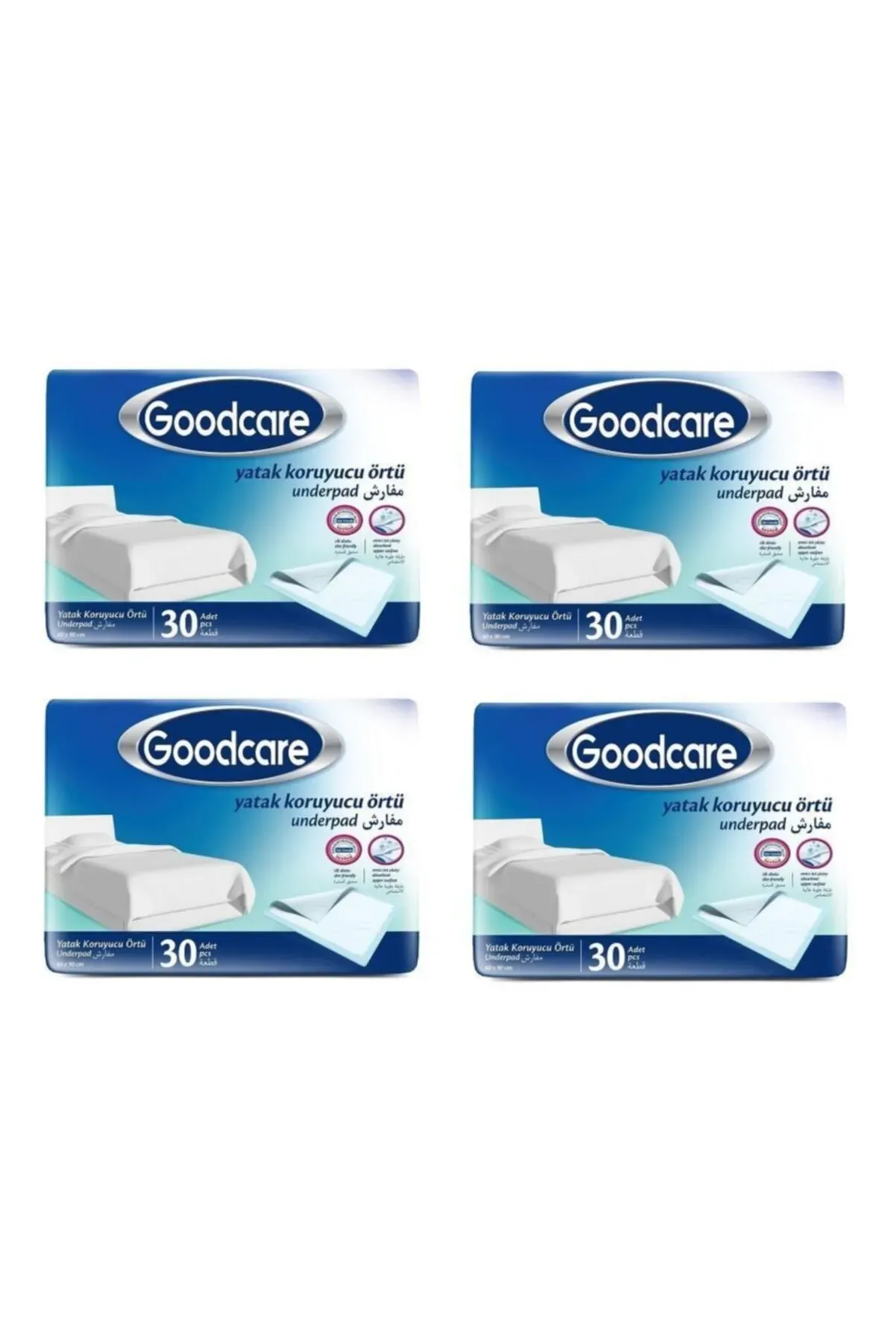 Goodcare Yatak Koruyucu Örtü 60x90 Cm 4 Paket 120 Adet