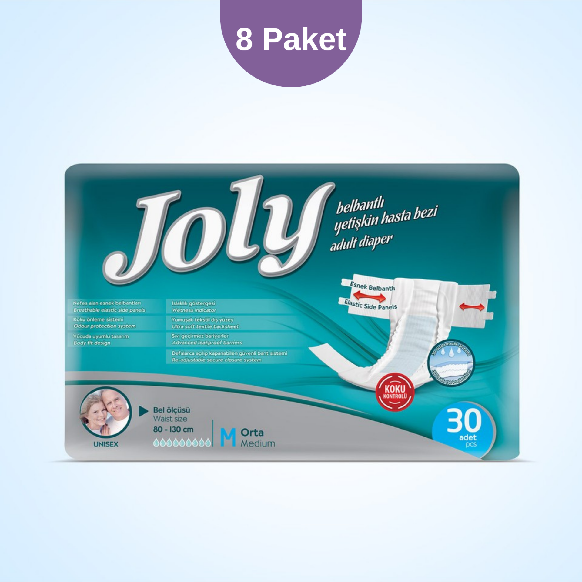 Joly Medium Hasta Bezi 8 Paket 8x30 240 Adet