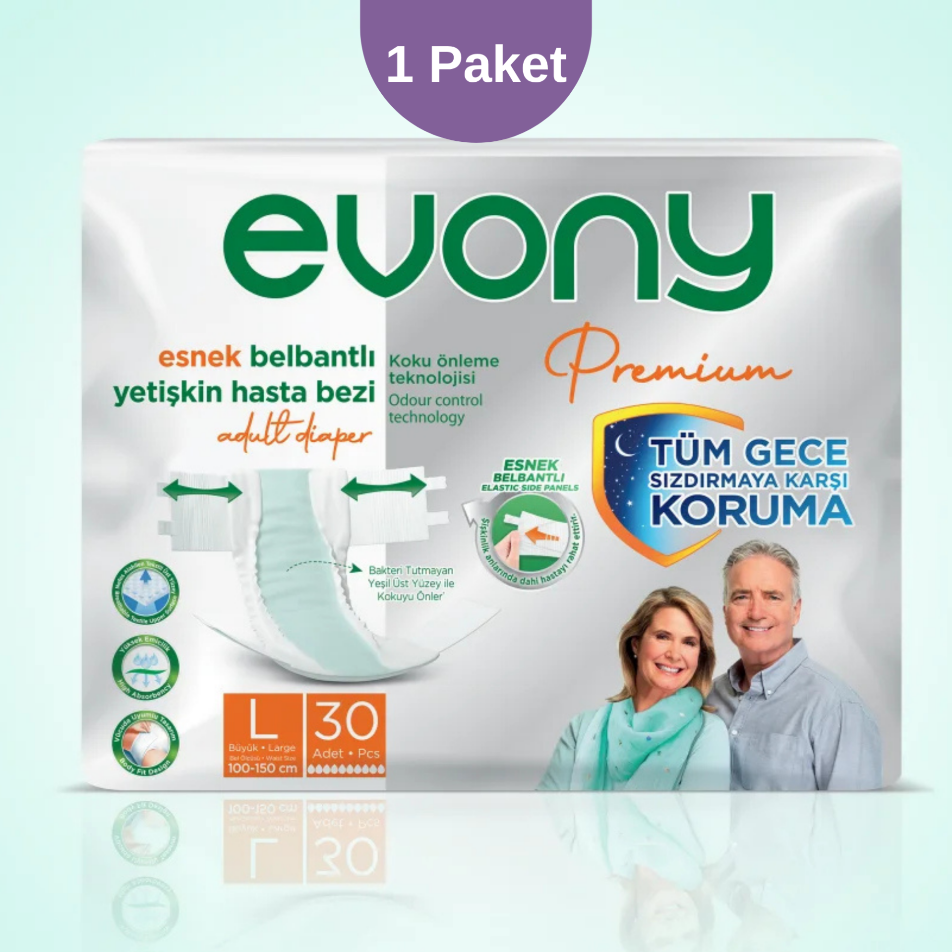 Evony Premium Large Hasta Bezi 1 Paket 1x30 30 Adet